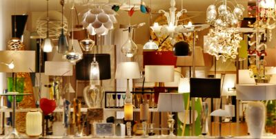 Leuchtenausstellung im Showroom - Lichtzentrum Kelkheim